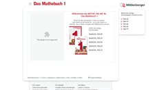 Desktop Screenshot of das-mathebuch-1.de